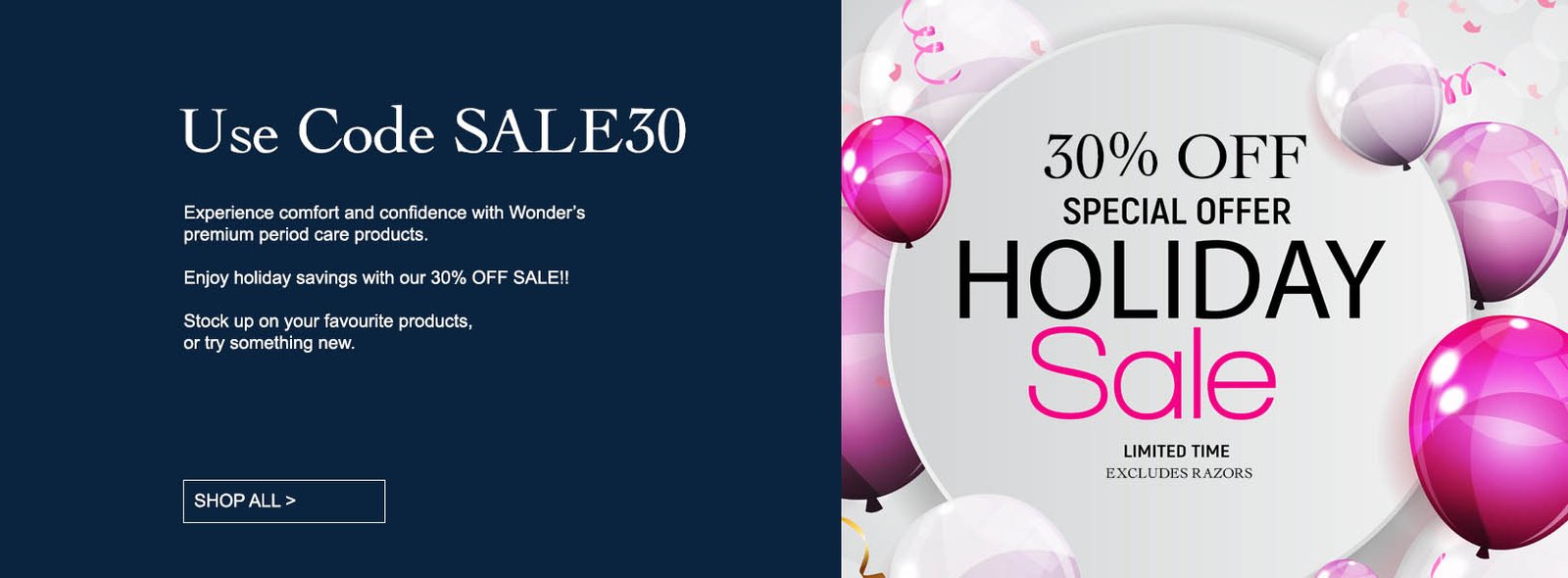 Black Friday Sale 2025 Period Care Products